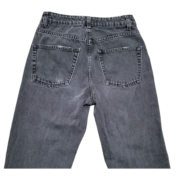 Free People Women's Straight-Leg Jeans Gray Size 26 Inseam 28" - Picture 5 of 7